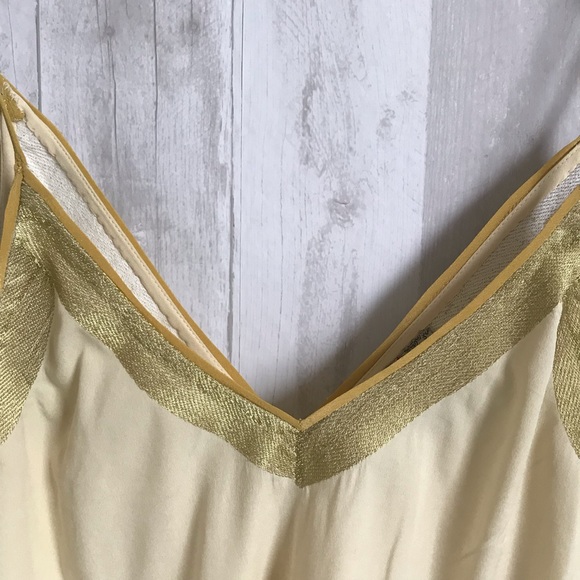Anthropologie ecote Gold tank blouse medium - Picture 4 of 8